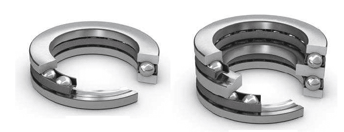 rolamento axial de esferas escora simples e escora dupla
